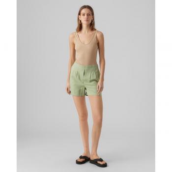Shorts de lino de mujer Vero Moda con cintura elástica