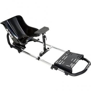 Cabina de Simulación Automovilística NitroKart OPLITE OP-NK77 - Compatible con Volantes para PC y Consola, Ajustable para Niños y Adultos (1.20m a 1.95m)