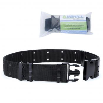 Yahill® Ajustable Seguridad Cinturón Táctico Cinturón de Rescate de resistente para deportes al aire libre y de caza