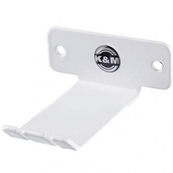 K&M 16311 White Headphone Wall Holder