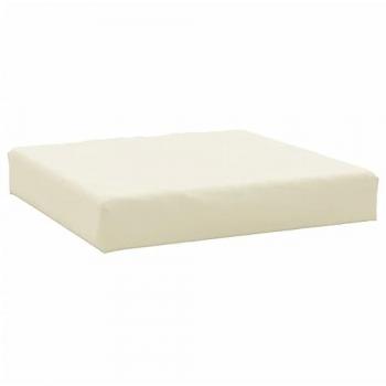 Cojín para sofá de palets tela Oxford 60x60x8 cm Color Antracita, Gris, Crema - Cojín Decorativo de Asiento para muebles de salón