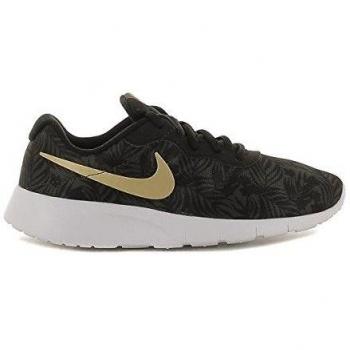 Nike Tanjun Print (gs), Zapatillas de Running Para Niños, Gris (Gris (Deep Pewter/Metallic Gold-Black-White)), 36.5 EU