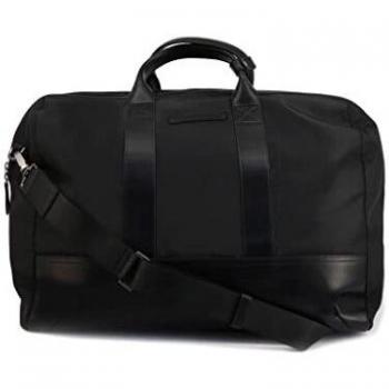 Emporio Armani Black Polyester Travel Bag for Men