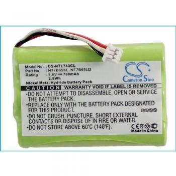 700mAh Batería para Nortel 7420, 7430, 7439, 7449, Polycom KIRK, KIRK 3040