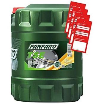 Aceite de motor FANFARO 5W-30 TSE, parte sintética, 20L, compatible con VW y Mercedes-Benz