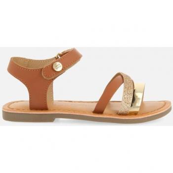 Sandalias Gioseppo de Cuero con Detalles Glitter y Metalizados para Niñas