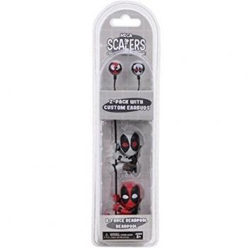 NECA Scalers - Pack de Auriculares y Figuras Marvel Deadpool/X-Force, Multicolor