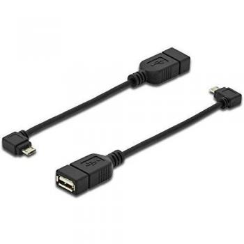 Digitus USB Adapter/Converter, OTG, micro B/M - A/F, 0.15m