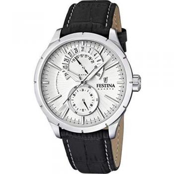 Festina Reloj Analógico para Hombre de Cuarzo con Correa en Cuero F16573/1