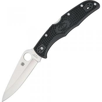 Spyderco C10PBK Navaja, Unisex, Negro, Straight Edge