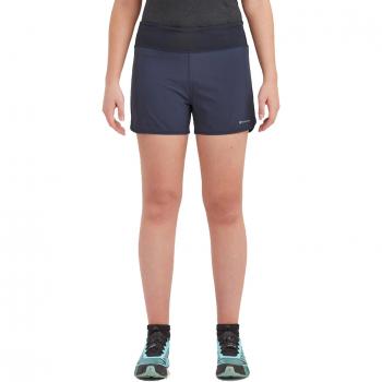 Montane Slipstream Twin Skin Women's Running Shorts, UK 10 Blue