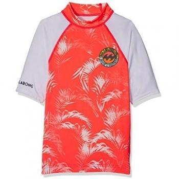 Billabong Surf cápsula SS Girl Lycra para Niña, color coral shine, tamaño 10