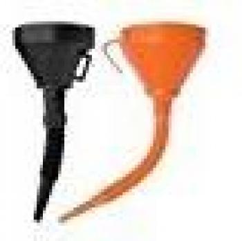Embudo Flexible Negro para Consumidor con Pico Suave - Ø 140 mm