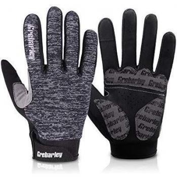 Grebarley Guantes de Ciclismo Bicicleta Montaña-Acolchados Bicicleta de Carretera de Hombres Mujeres Antideslizante Pantalla Táctil