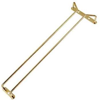 Beaumont Brass Wine Glass Rack 406mm