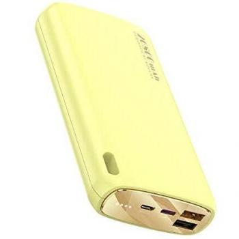 Kuulaa Cargador portátil PD QC 3.0 20 W Power Bank USB C para teléfonos móviles con dos entradas y tres salidas para iPhone Samsung