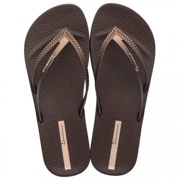 Sandalias Flip Flops Ipanema Bossa Soft V para Mujer Color Marrón