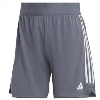 Pantalones Cortos de Fútbol Adidas Tiro 23 LW Mujer, Color Team Onix/White, IB8126, Talla S