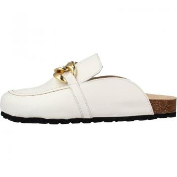 Mocasines Mujer Marca Yellow Modelo Clog, Sandalias de Mujer YELLOW CLOG BLANCO