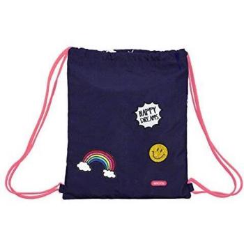 MOOS Dreams Saco Mochila Plano Cuerdas, Azul Tejano, Talla única