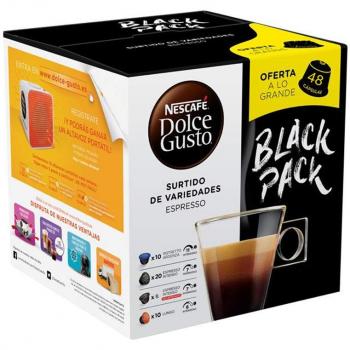 Nescafe Dolce Gusto Black Pack 48 Cápsulas