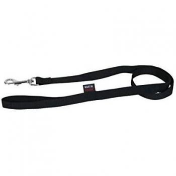 Correa para perro básica de nylon negra 16 mm x 120 cm Martin Sellier