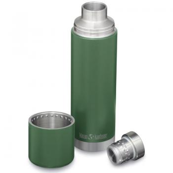 Botella termo Klean Kanteen TKPro 1000 ml turquesa con aislamiento al vacío, capacidad de 1.0L