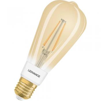 LEDVANCE SMART+ ZigBee Filamento Edison E27 6W 824-825 Regulable Luz Muy Cálida 680lm - Reemplazo de 50W
