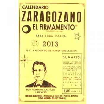 2013 - calendario zaragozano