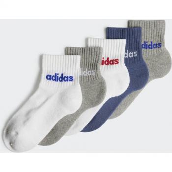 Adidas Linear Kids Ankle Socks Pack of 5 White