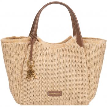 Bolso shopper de mujer de rafia mediano Emporio Armani