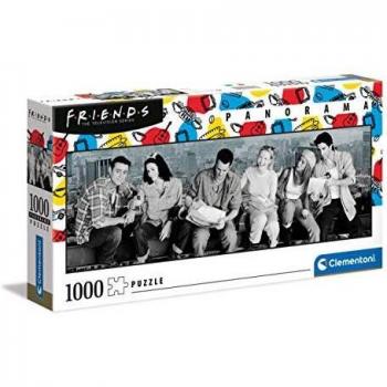 Clementoni 39588, Friends Panorama Puzzle for Chilldren and Adults - 1000 Pieces, Ages 10 Years Plus
