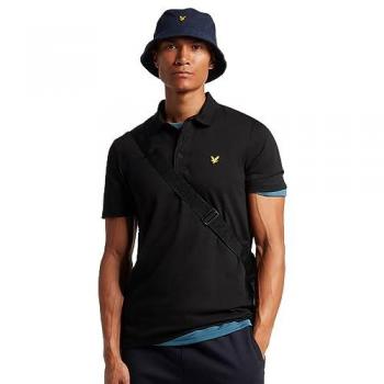 Lyle & Scott Men's Jet Black Sports Polo Shirt - Extra Small/Regular Size