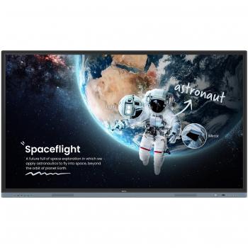 Pantalla Interactiva BenQ RM8604 de 86 UHD (3840 x 2160), Táctil Infrarrojo, Brillo 450 cd/m², Android 13, Procesador ARM Cortex, Almacen