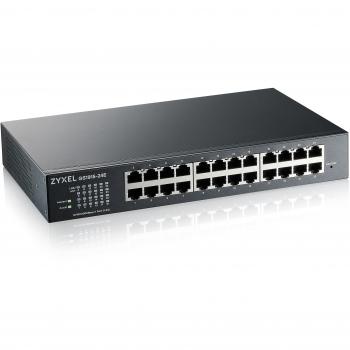 Zyxel GS1915-24E Gestionado L2 24 Puertos Gigabit Ethernet (10/100/1000) Switch 1U Negro Fanless Nebula-Compatible