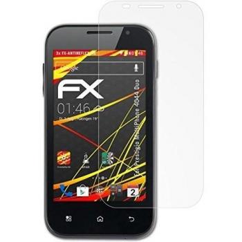 3 x atFoliX Protector Película Prestigio MultiPhone 4044 Duo Lámina Protectora - FX-Antireflex-HD Antirreflejo para pantallas de alta resolución