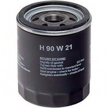 Filtro de aceite HENGST H90W21, compatible con OE 7701415056 y 9615841580, fabricado en Alemania