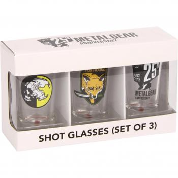 Metal Gear Solid Shotglasses Set Of 3 [Importación Inglesa]