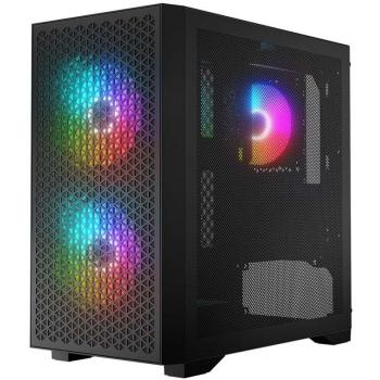 Caja PC Logic Dart Pro ARGB Mini USB-C Negro (mATX)