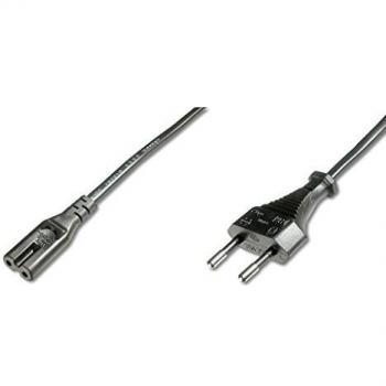 Cable de alimentación Digitus Euro C7 1.8m Negro AK-440104-018-S