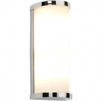 Aplique de baño Ice 2 luces Cromo IP44 con cristal opalino G9