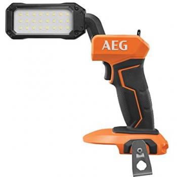 Linterna Stick LED 18V AEG - 800 lúmenes, cabeza pivotante y rotativa, versión cero sin baterías ni cargador