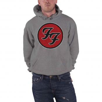 Foo Fighters FF Logo Grey Hoodie L - 60% Cotton, 40% Polyester