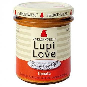 LupiLove Bio de Zwergenwiese - Crema para untar de tomate y lupin, 165 g