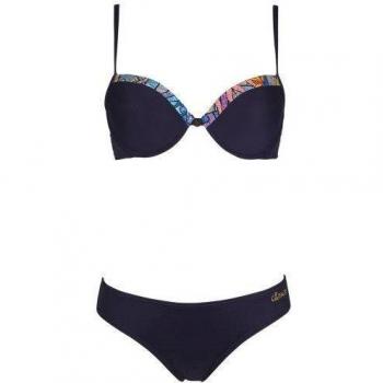 Chiemsee Bikini Cup Badeanzug Tankini Gisela - Bikini completo, color azul, talla XS