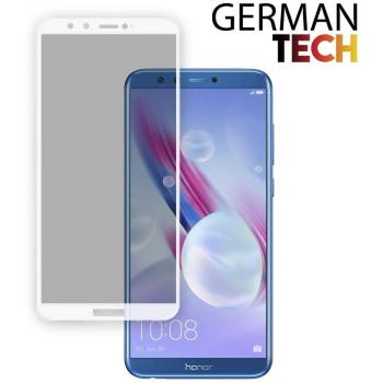 German Tech Protector de Pantalla para Honor 9 Lite, Cristal Vidrio 3D Templado Cobertura Total Premium, Ultra Resistente contra Arañazos y Golpes, Dureza 9H - Color Blanco.