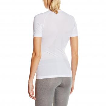 Odlo - Camiseta de Acampada y Senderismo para Mujer, tamaño XS, Color Blanco