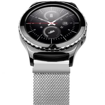 Correas Samsung Gear S2 Classic,Sundaree Metal Magnético Milanese Reemplazo Banda Pulseras de Repuesto Correa de Reloj Inteligente Smartwatch para Samsung Gear S2 Classic