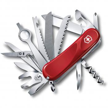 Victorinox Evolution 28 Navaja con 23 funciones, incluyendo lima para metal y agarre ergonómico, de color rojo