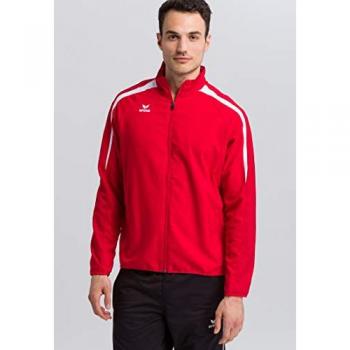Chaqueta Erima Liga 2.0 - Chaqueta de presentación, material ligero, diseño moderno, cierre frontal con cremallera, bolsillos laterales con cremallera, puños ajustables, transpirable y resistente al agua